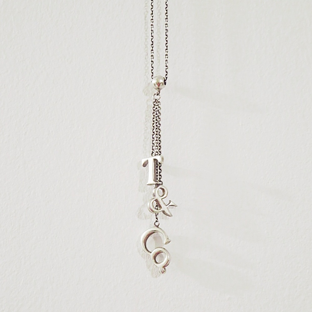 Tiffany & Co Dangle Drop T & Co Lariat Necklace